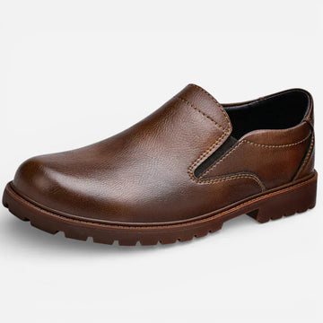 Mocassins Décontractés Homme en Cuir Slip-On