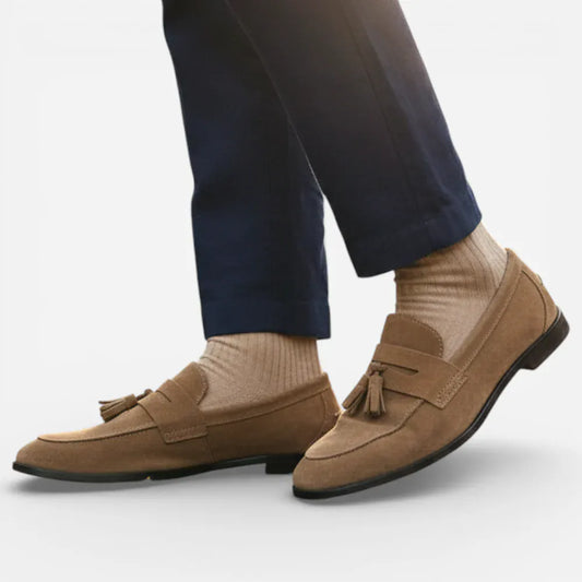 Mocassins Femme en Daim Marron